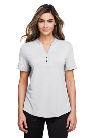 North End NE100W - Ladies Jaq Snap-Up Stretch Performance Polo