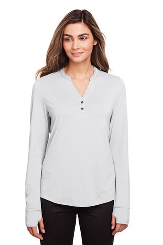 North End NE400W - Ladies Jaq Snap-Up Stretch Performance Pullover