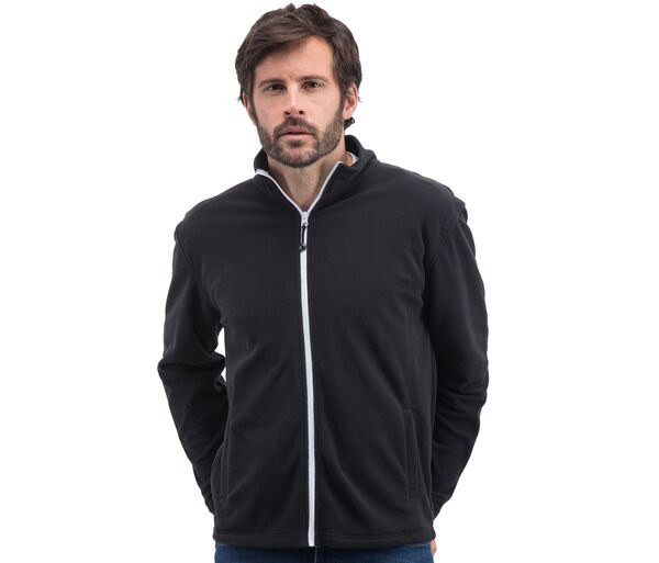 Black & Match BM700 - Grizzly Men's Fleece Zipper Sweatshirt by BLACK&MATCH