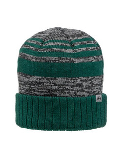 Top Of The World TW5000 - Stylish Acrylic Knit Cap with Grey & Black Stripes