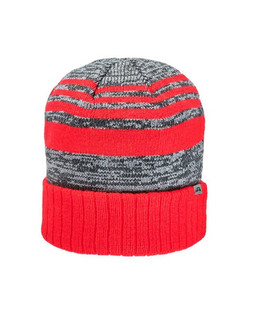 Top Of The World TW5000 - Stylish Acrylic Knit Cap with Grey & Black Stripes