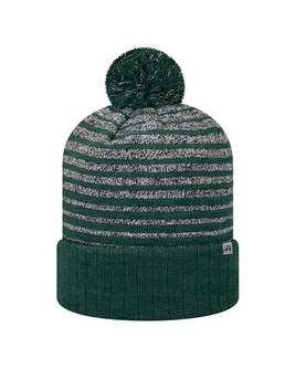 Top Of The World TW5001 - Gorro de Punto con Pompon a Rayas para Adultos