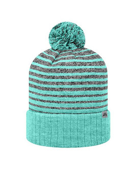 Top Of The World TW5001 - Stylish Two-Tone Pom Knit Cap for Adults
