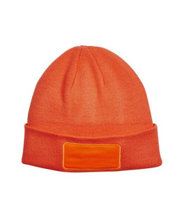 Big Accessories BA527 - Gorro Acrílico con Parche Personalizable