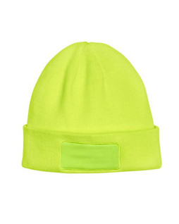 Big Accessories BA527 - Gorro Acrílico con Parche Personalizable