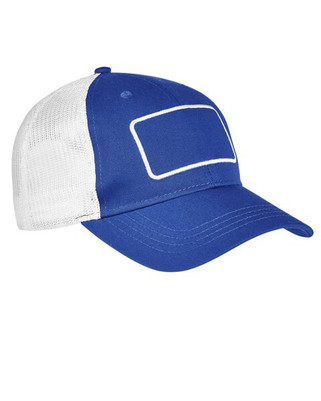 Big Accessories BA656T - Gorra Trucker con Parche de Algodón y Malla