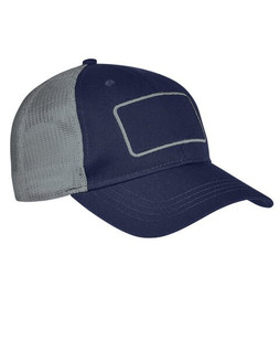 Big Accessories BA656T - Classic Cotton Twill Mesh Trucker Cap with Patch