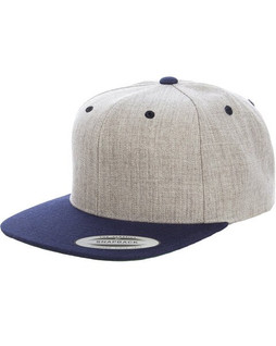 Yupoong 6089MT - Gorra Snapback Bicolor Clásica de Visera Plana