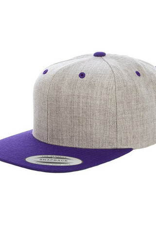 Yupoong 6089MT - Gorra Snapback Bicolor Clásica de Visera Plana