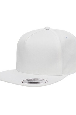 Yupoong Y6007 - Adult 5-Panel Cotton Twill Snapback Cap
