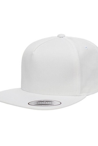 Yupoong Y6007 - Adult 5-Panel Cotton Twill Snapback Cap