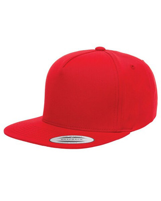 Yupoong Y6007 - Adult 5-Panel Cotton Twill Snapback Cap