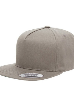 Yupoong Y6007 - Adult 5-Panel Cotton Twill Snapback Cap