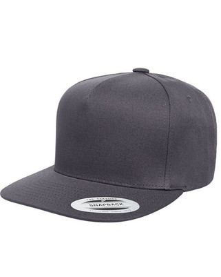 Yupoong Y6007 - Adult 5-Panel Cotton Twill Snapback Cap