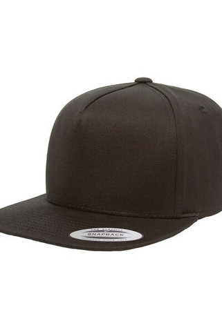 Yupoong Y6007 - Adult 5-Panel Cotton Twill Snapback Cap