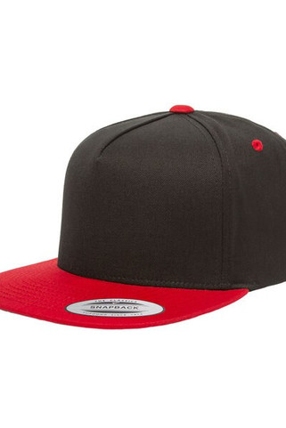 Yupoong Y6007 - Adult 5-Panel Cotton Twill Snapback Cap