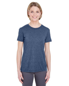 UltraClub 8619L - Ladies  Cool & Dry Heathered Performance T-Shirt