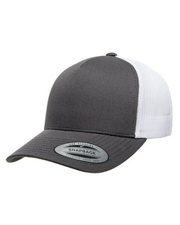 Yupoong 6506 - Casquette 5 panneaux Retro Trucker pour adulte