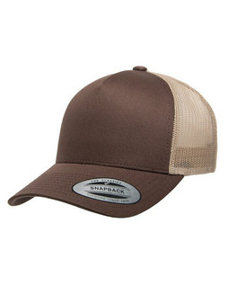 Yupoong 6506 - Casquette 5 panneaux Retro Trucker pour adulte
