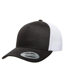 Yupoong 6506 - Casquette 5 panneaux Retro Trucker pour adulte