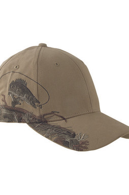 Dri Duck DI3269 - Gorra de Algodón con Escena de Vida Silvestre