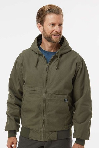 Dri Duck 5034 - Mens Laramie Canvas Hooded Jacket
