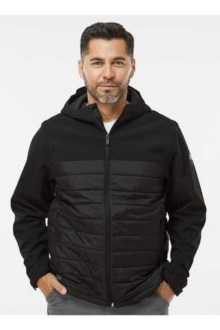 Dri Duck 5324 - Mens Pinnacle Puffer Body Softshell Hooded Jacket