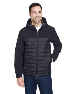 Dri Duck 5324 - Mens Pinnacle Puffer Body Softshell Hooded Jacket