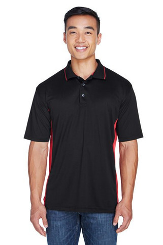 UltraClub 8406 - Mens Cool & Dry Sport Two-Tone Polo