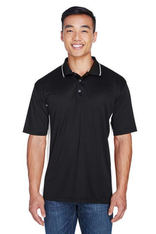 UltraClub 8406 - Mens Cool & Dry Sport Two-Tone Polo