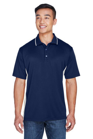 UltraClub 8406 - Mens Cool & Dry Sport Two-Tone Polo