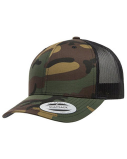 Yupoong 6606 - Classic Retro Trucker Hat with Mesh Back and Adjustable Closure