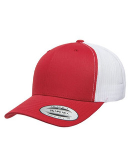 Yupoong 6606 - Classic Retro Trucker Hat with Mesh Back and Adjustable Closure