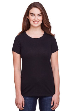 Threadfast 202A - T-shirt à manches courtes Triblend pour femmes