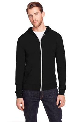 Threadfast 302Z - Unisex Triblend Full-Zip Light Hoodie
