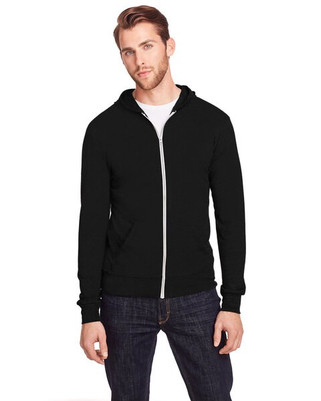 Threadfast 302Z - Unisex Triblend Full-Zip Light Hoodie