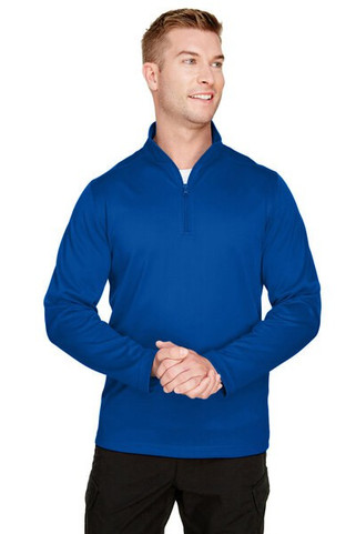 Harriton M748 - Mens Advantage Snag Protection Plus IL Quarter-Zip