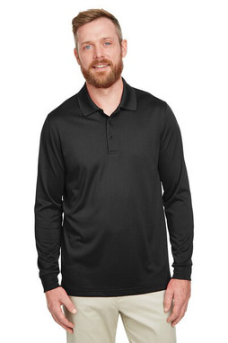 Harriton M348LT - Polo de Manga Larga para Hombre con Protección UV