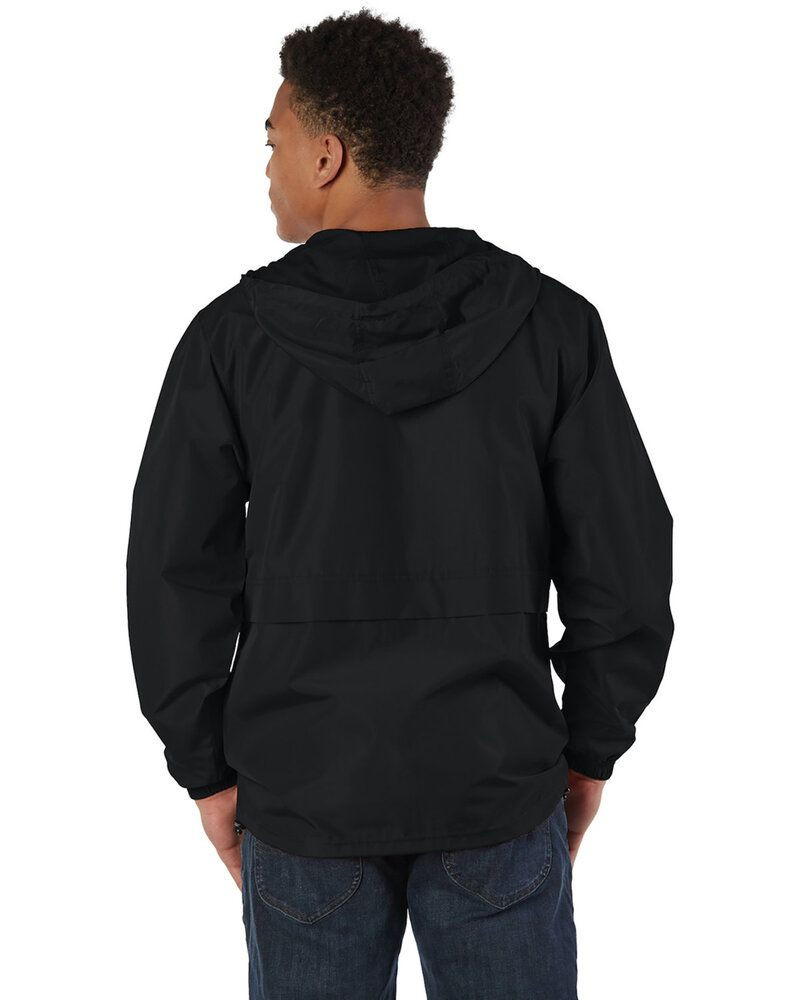 Champion CO125 - Adult Full-Zip Anorak Jacket - Black
