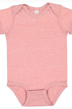 Rabbit Skins 4491 - Infant Harborside Melange Jersey Bodysuit