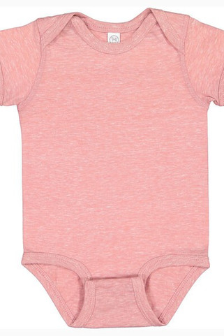 Rabbit Skins 4491 - Infant Harborside Melange Jersey Bodysuit