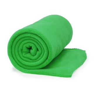 LAMBERT 180 gsm plain fleece blanket with anti-pilling treatment on one side - EgotierPro BK5621
