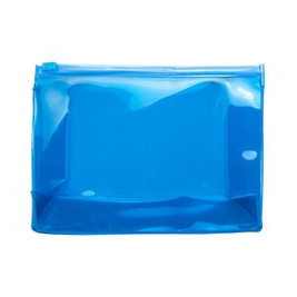 CARIBU Toilet bag in transparent PVC with air-tight seal - EgotierPro BO7511