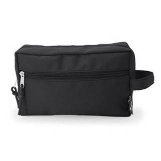 BUBO Toilet bag with two zip compartments and matching carry strap - EgotierPro BO7547