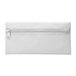 COLINA Plain colour pencil case with matching metal zipper - EgotierPro BO7559