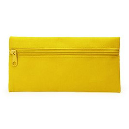 Stamina BO7559 - COLINA Plain colour pencil case with matching metal zipper