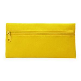 COLINA Plain colour pencil case with matching metal zipper - EgotierPro BO7559