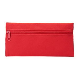 COLINA Plain colour pencil case with matching metal zipper - EgotierPro BO7559