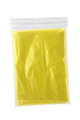 Stamina CB5601 - SHAKA One size transparent rain poncho for adults with hood and arm openings