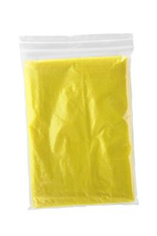 SHAKA One size transparent rain poncho for adults with hood and arm openings - EgotierPro CB5601